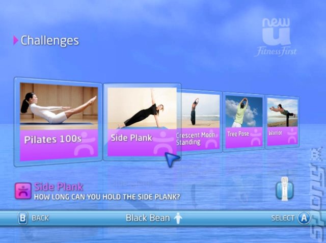 NewU Fitness First: Yoga & Pilates Workout - Wii Screen