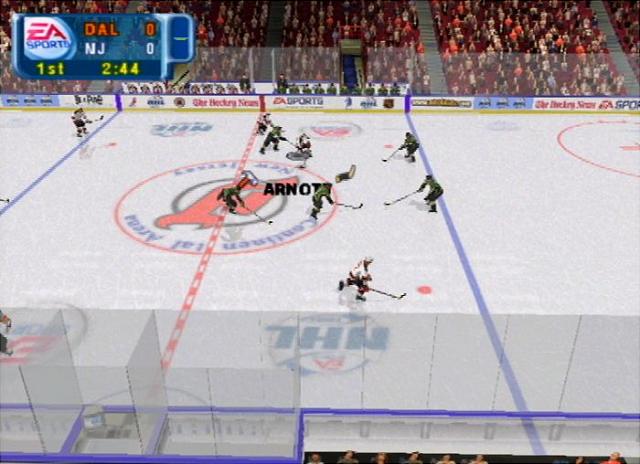 NHL 2001 - PS2 Screen