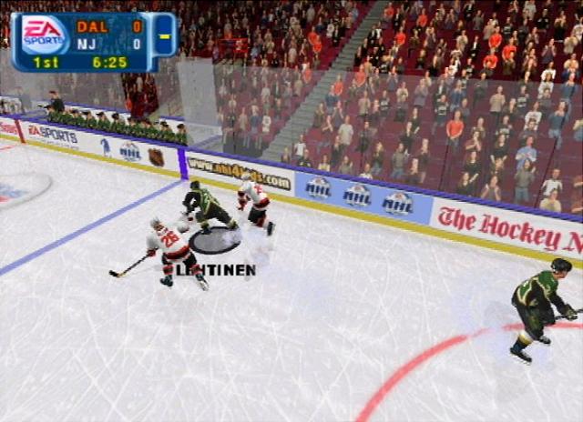 NHL 2001 - PS2 Screen