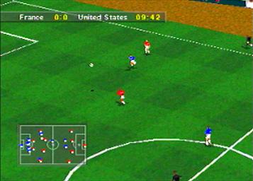 Olympic Soccer - PlayStation Screen