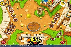 Pac-Man Pinball - GBA Screen