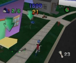 Paperboy - N64 Screen