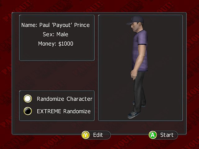 Payout Poker and Casino - PS2 Screen