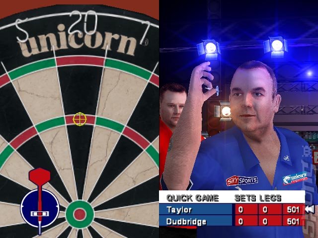 PDC World Championship Darts - PS2 Screen