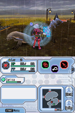 Phantasy Star Zero - DS/DSi Screen