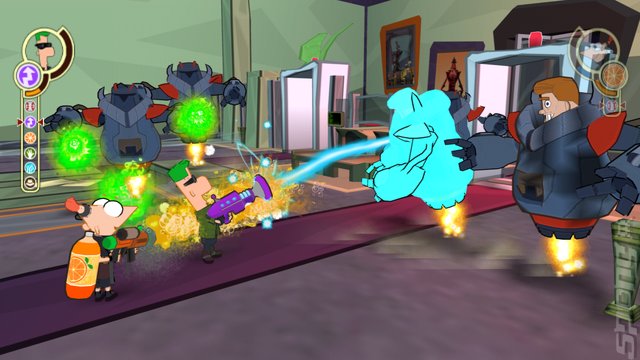 Phineas and Ferb: Across the 2nd Dimension - PS3 Screen