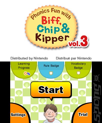 Phonics Fun with Biff, Chip & Kipper: Vol 3 - 3DS/2DS Screen
