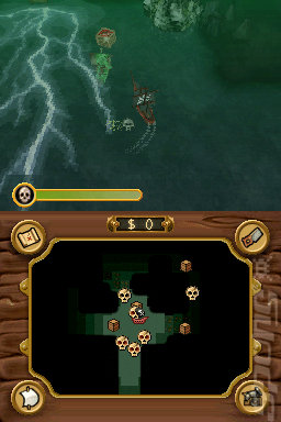 Pirates: Duels on the High Seas - DS/DSi Screen