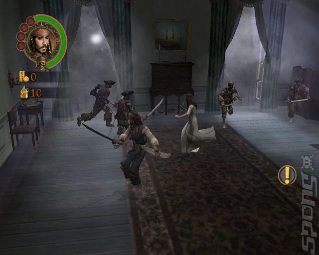 Pirates of the Caribbean: The Legend of Jack Sparrow - PS2 Screen