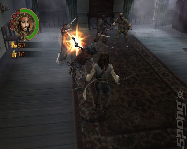 Pirates of the Caribbean: The Legend of Jack Sparrow - PS2 Screen