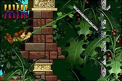 Pitfall: The Lost Expedition - GBA Screen