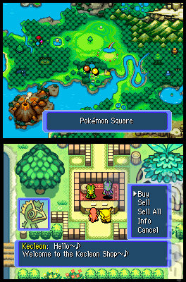 Pokemon Mystery Dungeon: Blue Rescue Team - DS/DSi Screen