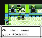 Pokemon Yellow - Game Boy Screen