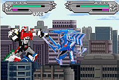 Power Rangers: Space Force Delta - GBA Screen