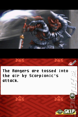 Power Rangers: Samurai - DS/DSi Screen