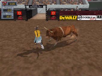 Professional Bull Rider - PC Screen
