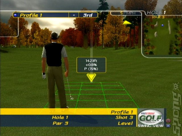 ProStroke Golf: World Tour 2007 - PS2 Screen