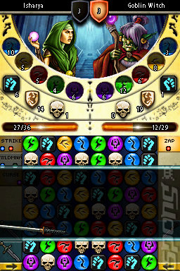 Puzzle Quest II - DS/DSi Screen