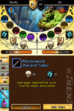 Puzzle Quest II - DS/DSi Screen