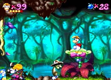 Rayman - PlayStation Screen