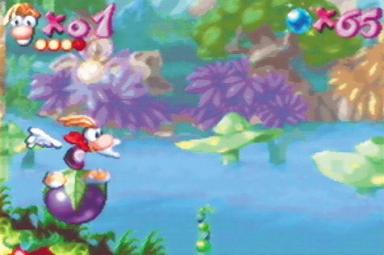 Rayman - GBA Screen