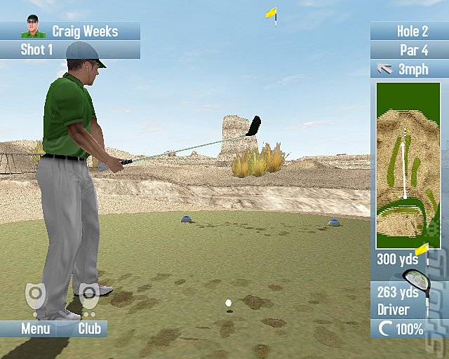 Real World Golf 2007 - PS2 Screen