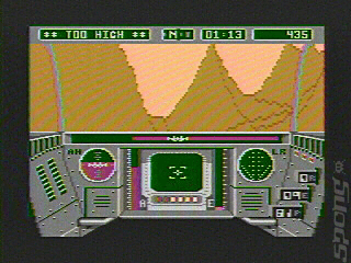 Rescue on Fractalus - Atari 7800 Screen