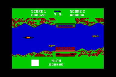 River Rescue - C64 Screen