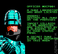 RoboCop 2 - NES Screen