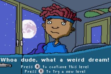 Rocket Power: Dream Scheme - GBA Screen