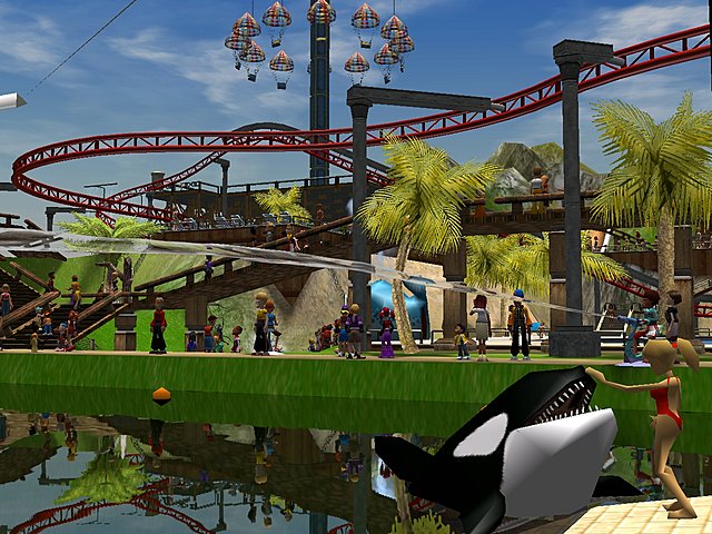 Rollercoaster Tycoon 3: Soaked - PC Screen