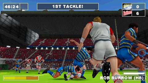 Rugby League Challenge - PSP Screen