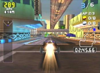 San Francisco Rush 2049 - Dreamcast Screen