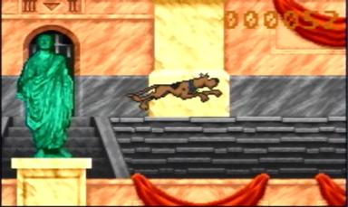 Scooby Doo and the Cyber Chase - GBA Screen