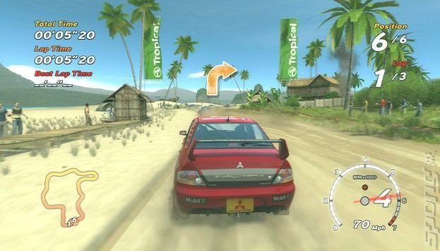 SEGA Rally - PC Screen