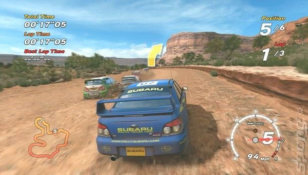 SEGA Rally - PC Screen