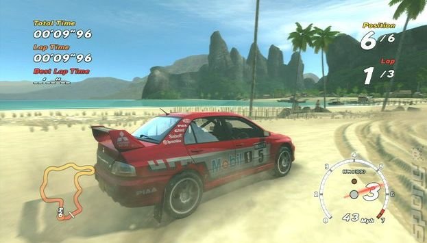 SEGA Rally - PC Screen