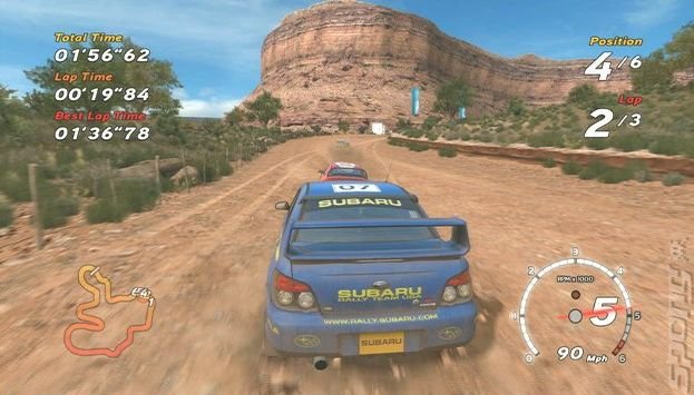 SEGA Rally - PC Screen