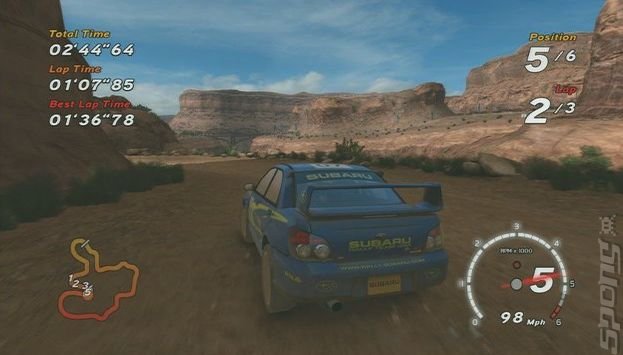 SEGA Rally - PC Screen