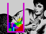Sex Tetris - Spectrum 48K Screen
