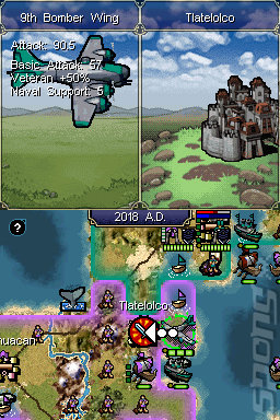 Sid Meier's Civilization: Revolution - DS/DSi Screen