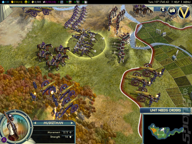 Sid Meier's Civilization V: Gold Edition - PC Screen