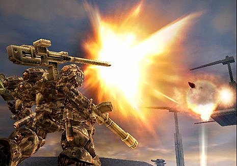 Silent Line: Armored Core - PS2 Screen