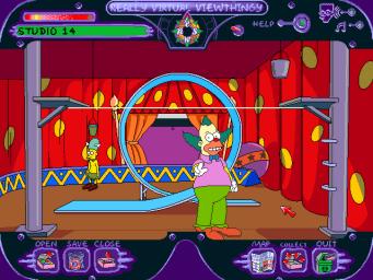 Simpsons: Virtual Springfield - PC Screen