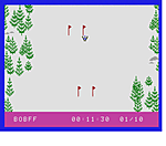 Skiing - Colecovision Screen