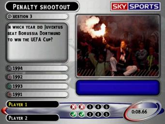 Sky Sports Football Quiz Season 02 - PlayStation Screen
