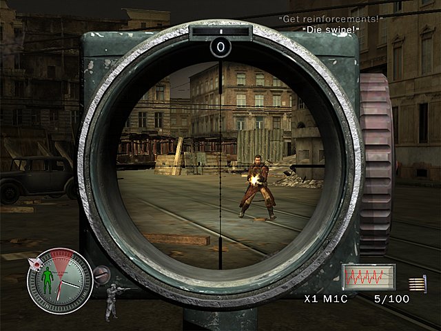 Sniper Elite - PC Screen