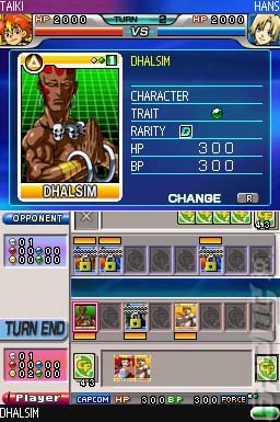 SNK Vs. Capcom: Card Fighters - DS/DSi Screen