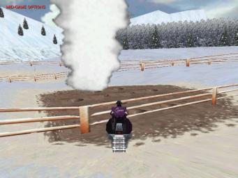 Snowmobile Racing - PC Screen