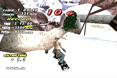 Snow Surfers - Dreamcast Screen